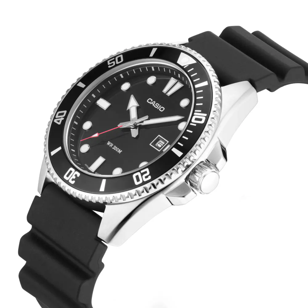 Casio Analogue MDV-107 Mens Watch in Black, additional product view 3