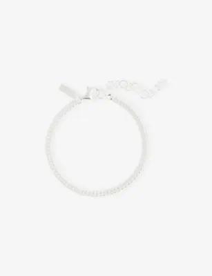 COMMONLINES Mini Cuban Link 925 Sterling-Silver Bracelet