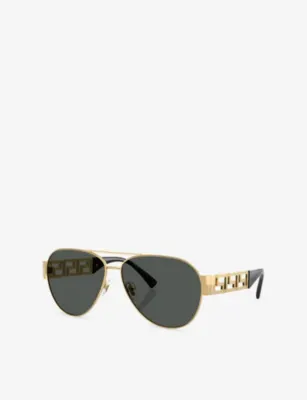 VERSACE VE2289 Pilot-Frame Metal Sunglasses detail 2