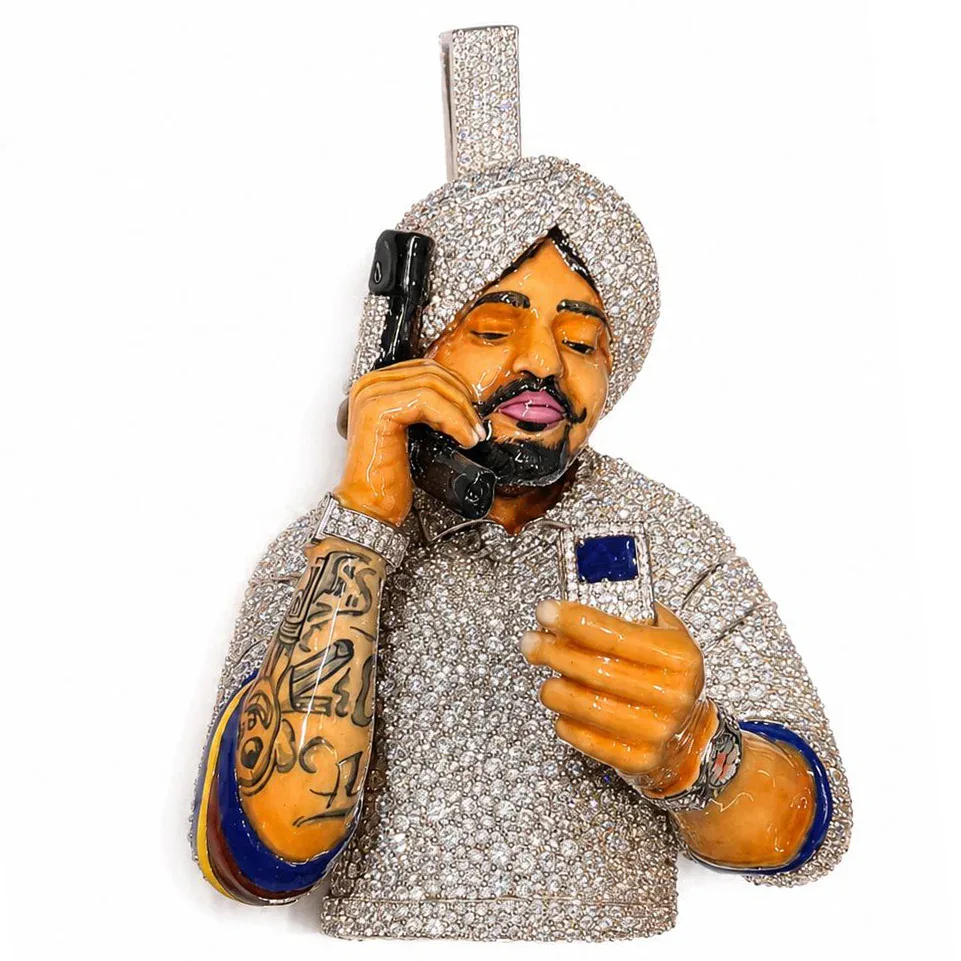 DANNY - For Him CUSTOM Sidhu Moose Wala Punjabi Pendant 71430 – Pendant