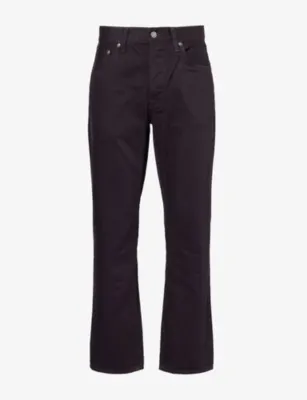 NUDIE JEANS Rad Rufus Regular-Fit Straight-Leg Denim Jeans - 34/32 in Everbrown – Mens | Jeans | Straight Leg