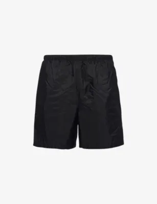 PRADA Triangle-Logo Re-Nylon Swim Trunks - BLACK in BLACK – Mens | Swimwear | Shorts