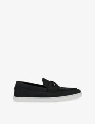 CHRISTIAN LOUBOUTIN Chambeliboat Leather Boat Shoes - EUR 48.5 / 14.5 UK MEN