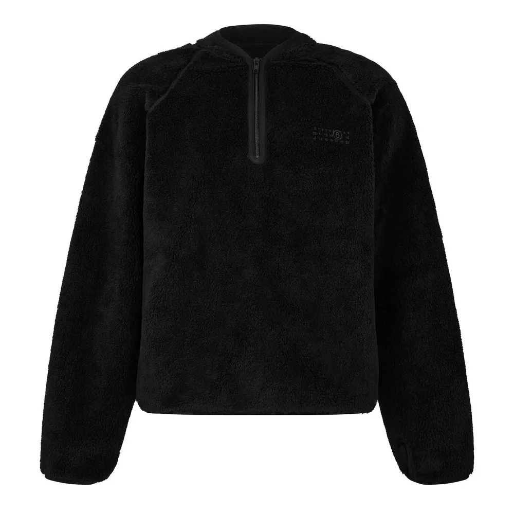 MM6 Maison Margiela Reversible Teddy Fleece Sweatshirt