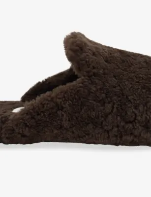 TEKLA Cushioned Shearling Slippers - XS in Alva, additional product view 3