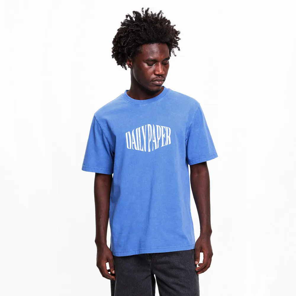 Daily Paper Men's Vintage Short Sleeve T-Shirt in Quiet Harbor, additional product view 3