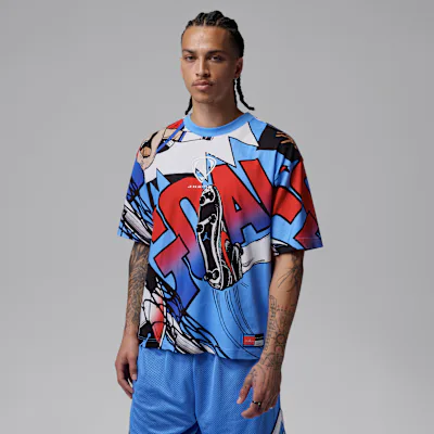 Jordan Brooklyn Men's Short-Sleeve Graphic T-Shirt - White
