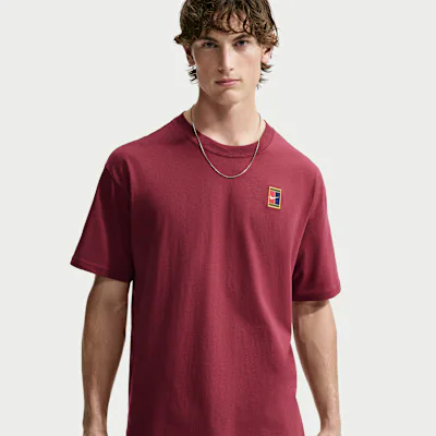 Nike NikeCourt Men's Max90 Tennis T-Shirt - Team Red