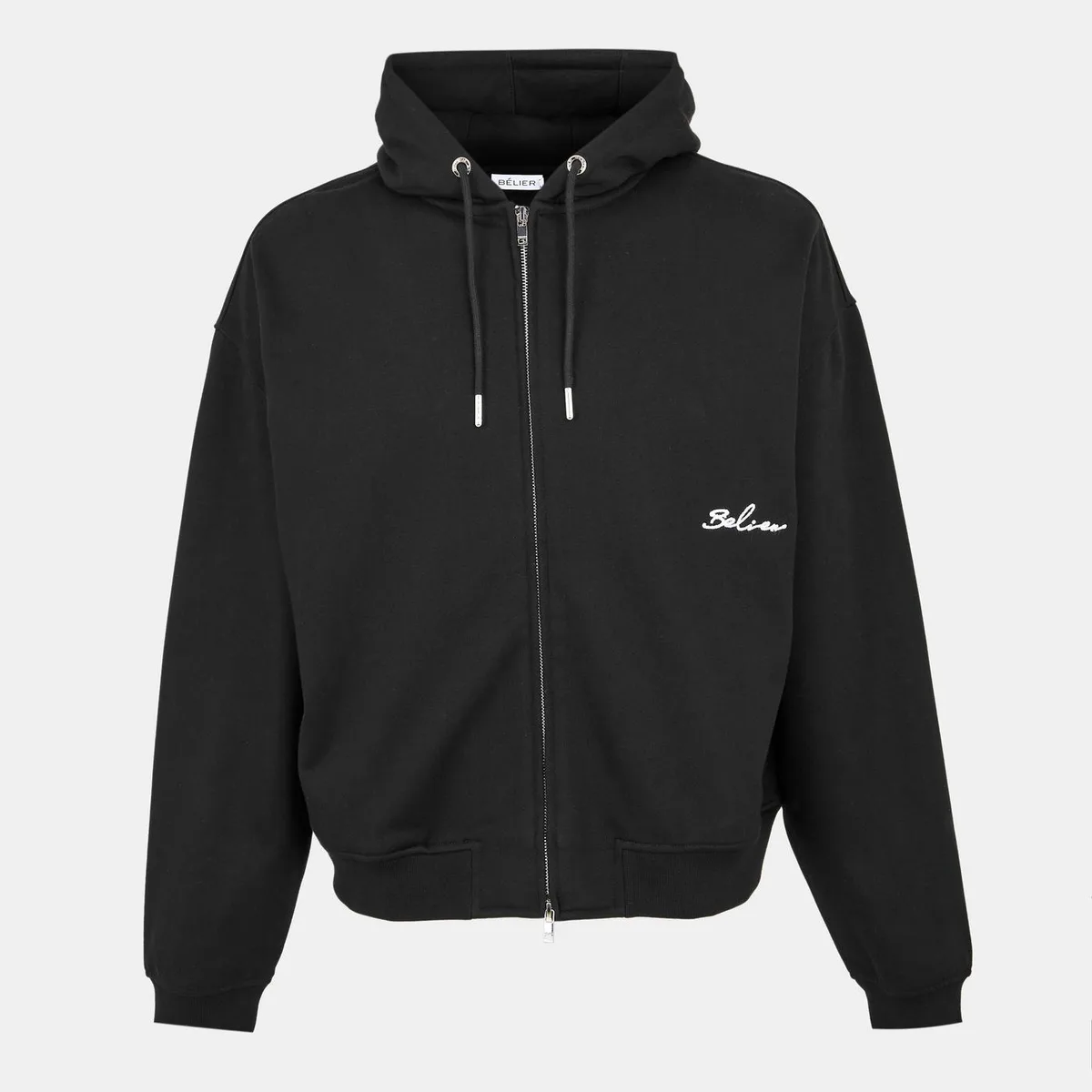 BELIER Men's Oversized Full Zip Hoodie