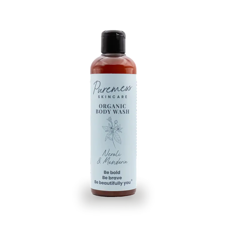 Puremess Skincare Organic Body Wash 250ml - Neroli & Mandarin