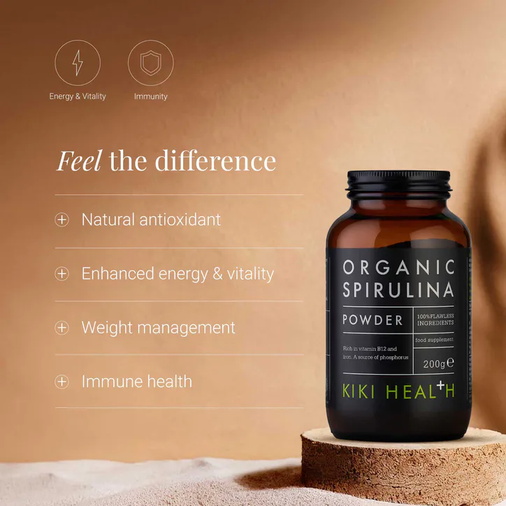 KIKI HEALTH Organic Spirulina Powder - 100g detail 2