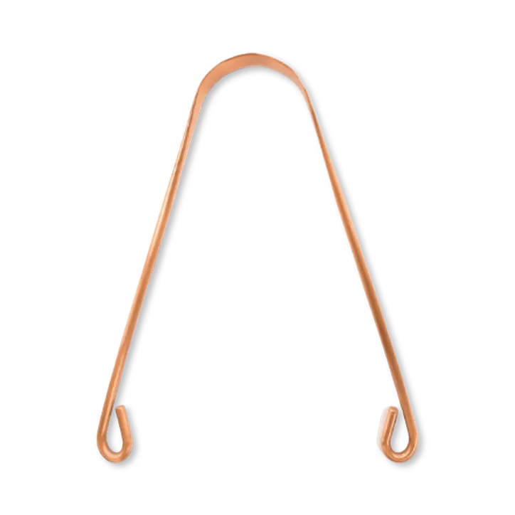 LiveCoco Pure Copper Tongue Scraper (anti-microbial) detail 2