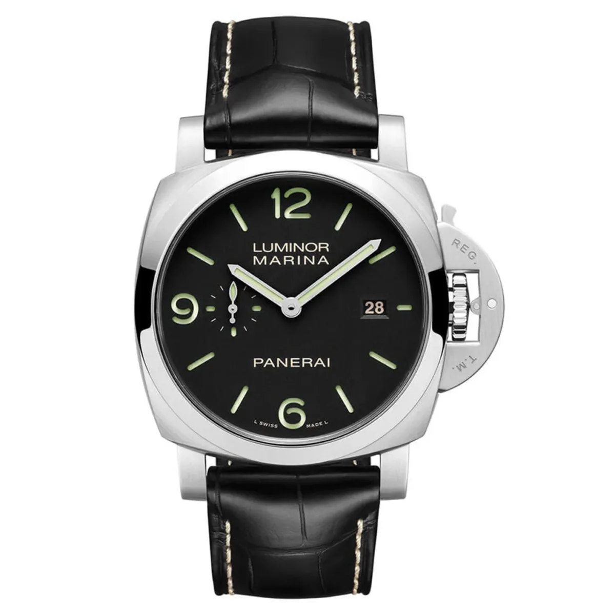 Panerai Luminor Marina 44mm Mens Watch Black