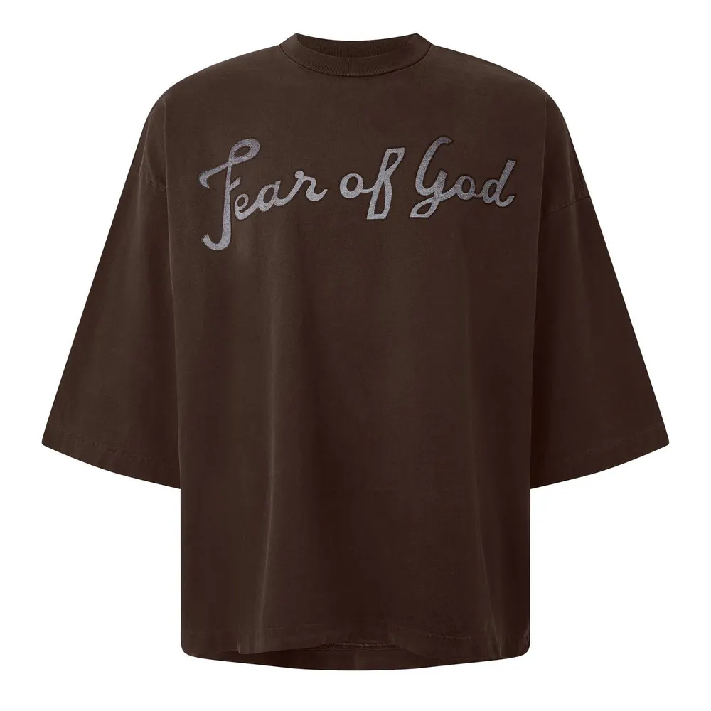 Fear Of God Men's Oversized T-Shirt in Faded Black – Clothing