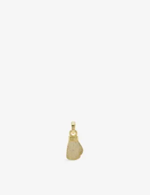 GLD Iced Boxing Glove 18ct Gold-Plated Pendant