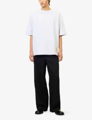 JACQUEMUS Brand-Embroidered Cotton T-Shirt detail 2