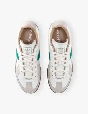 ADIDAS BW Army Suede and Leather Trainers - EUR 40 / 6 UK MEN in WHITE POWER GREEN OF, additional product view 2