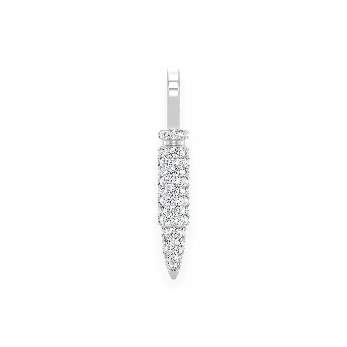 For Him Bullet Diamond Pendant in White Gold / Natural Diamond – Pendant