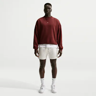Nike Standard Issue Men's 12.7cm (approx.) Practice Mesh Basketball Shorts - Sail/Pale Ivory/Black