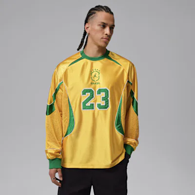 Jordan Men's Goalie Top - Varsity Maize/Lucky Green