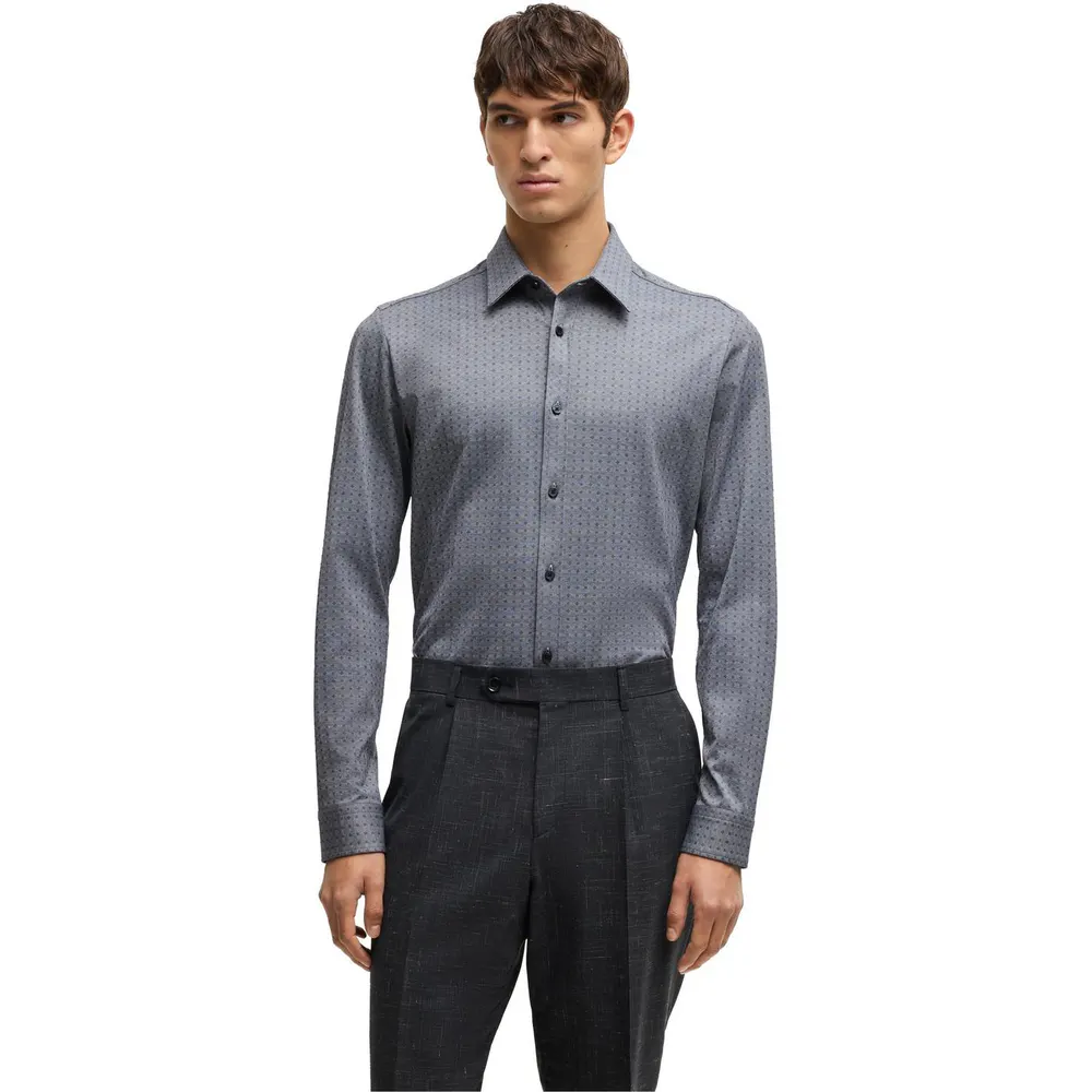 Boss Men's C-Roan Kent Long Sleeve Plain Shirt detail 3