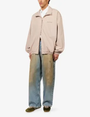 ACNE STUDIOS Washed Logo Cotton Jacket detail 2