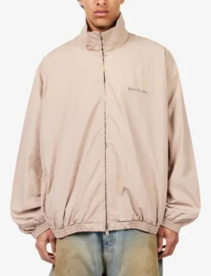 ACNE STUDIOS Washed Logo Cotton Jacket detail 3