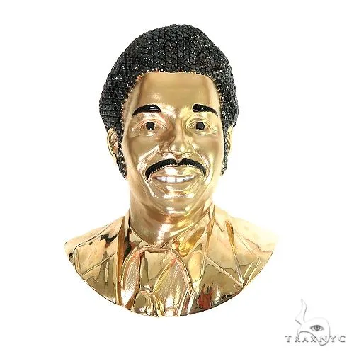 RINA - For Him CUSTOM 14K Gold Custom Made 3D Face Pendant 66586 in Rose Gold – Pendant