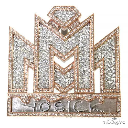 RINA - For Him CUSTOM Custom Made Diamond Logo Pendant 68366 – Pendant