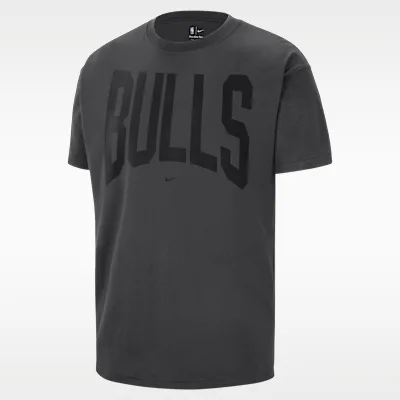 Nike Chicago Bulls Nike Men's Basketball T-Shirt - Dark Charcoal