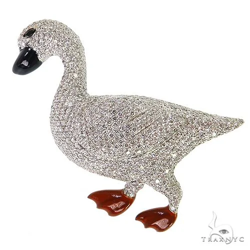 RINA - For Him CUSTOM CVD Diamond Goose Pendant 68954 in Rose Gold – Pendant