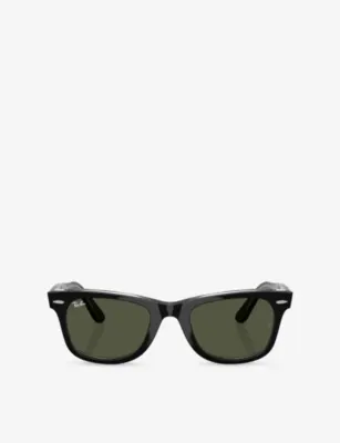 RAY-BAN RB2140 Wayfarer Rectangle-Frame Acetate Sunglasses
