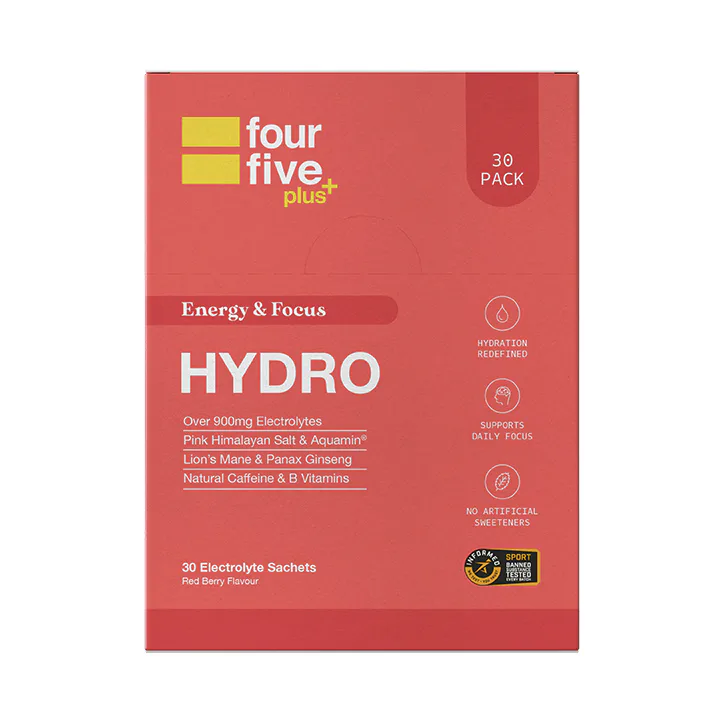 fourfive Hydro Plus Energy & Focus 30 Sachets