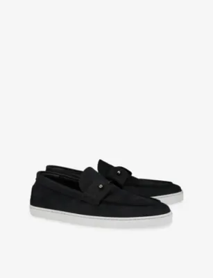 CHRISTIAN LOUBOUTIN Chambeliboat Leather Boat Shoes - EUR 45 / 11 UK MEN detail 3