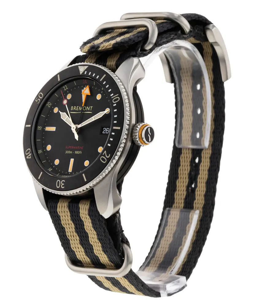Bremont Supermarine S302-BK-NATO-R-S — 2021 — Excellent in Black, additional product view 2