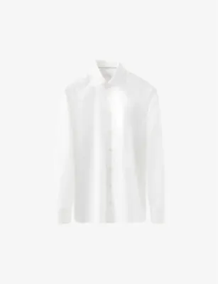 ETON Elevated Twill slim-fit cotton shirt - LIGHT BLUE in LIGHT BLUE, additional product view 2