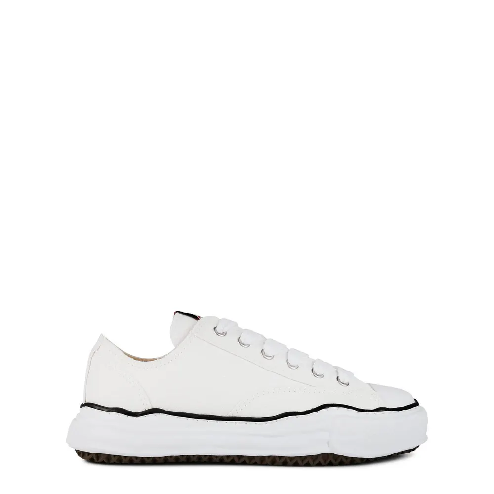 Mihara Yasuhiro Peterson Original Sole Canvas Low Sneaker in White – Footwear