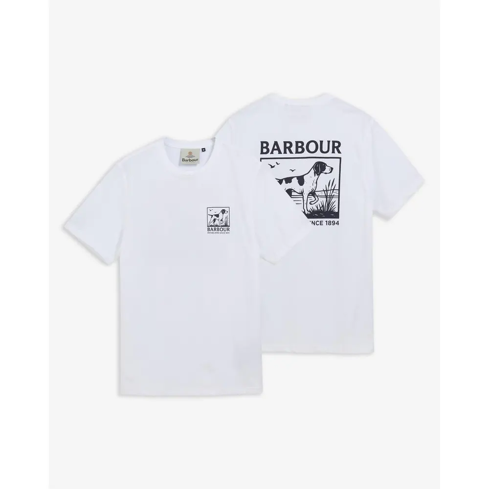 Barbour Men's Setter Graphic Cotton Short-Sleeve Crew-Neck T-Shirt detail 2
