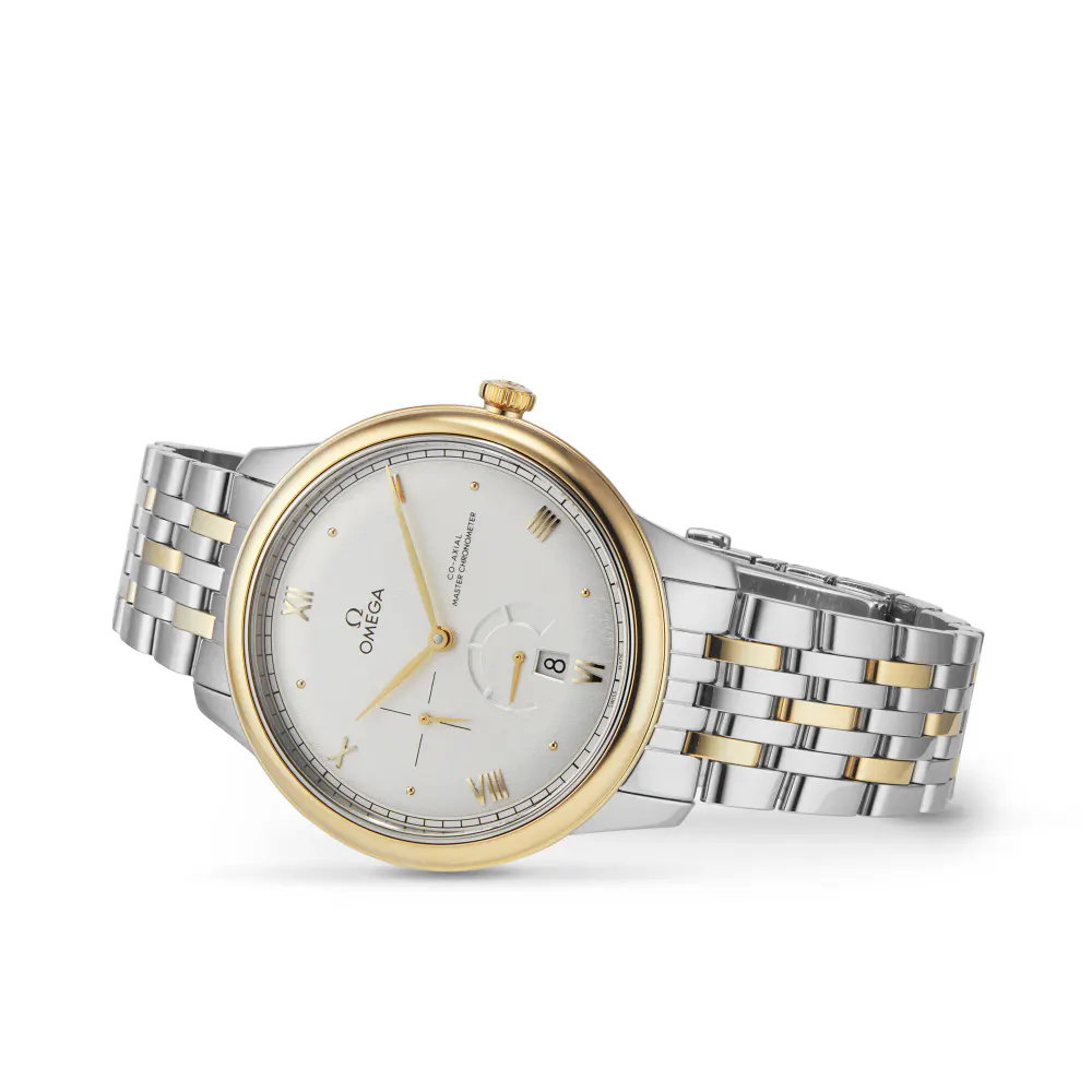 Omega De Ville Prestige Co-Axial Chronometer Power Reserve 41mm Mens Watch Silver detail 3