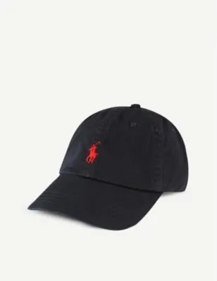 POLO RALPH LAUREN Logo-embroidered cotton chino baseball cap