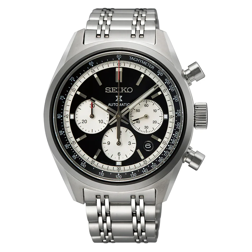 Seiko Prospex Speedtimer 42mm Mens Watch Black