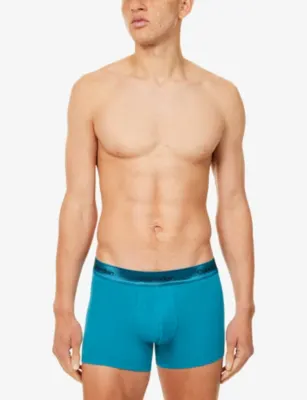 CALVIN KLEIN Icon Pack of Three Stretch-Cotton Trunks detail 2