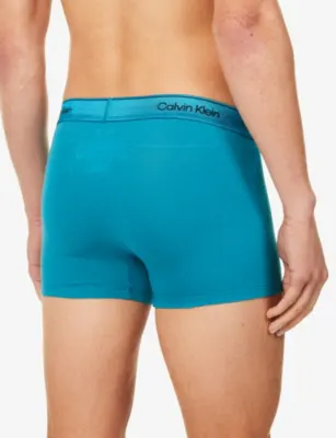 CALVIN KLEIN Icon Pack of Three Stretch-Cotton Trunks detail 3