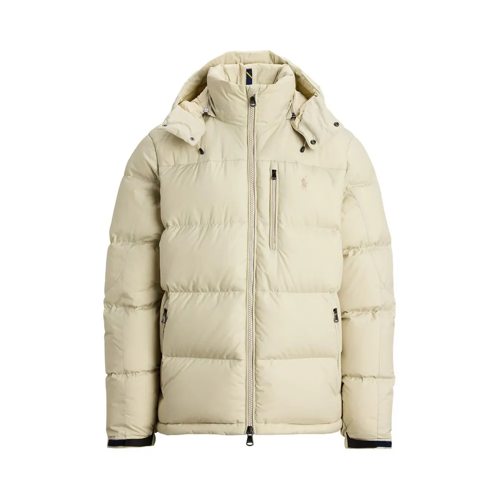 Polo Ralph Lauren Men's El Cap Water Resistant Duck Down Detachable Hood Short Puffer Jacket