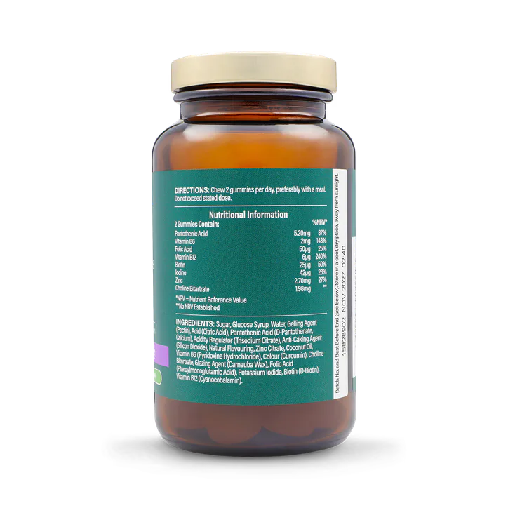 For Him Skin Hair And Nails Vegan Pineapple Flavour 60 Gummies detail 2