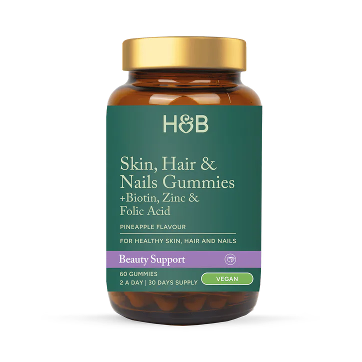For Him Skin Hair And Nails Vegan Pineapple Flavour 60 Gummies
