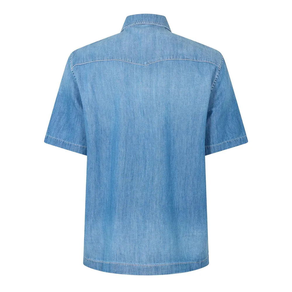 7 For All Mankind Men's Short Sleeve Plain Shirt detail 2