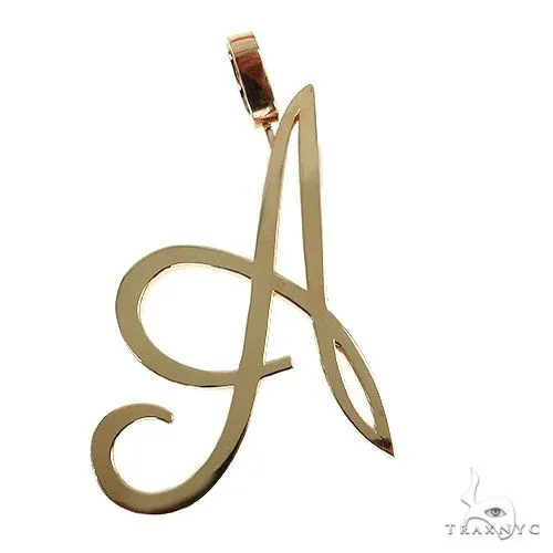 RINA - For Him CUSTOM 14K Gold Initial Pendant 67565 in Rose Gold – Pendant