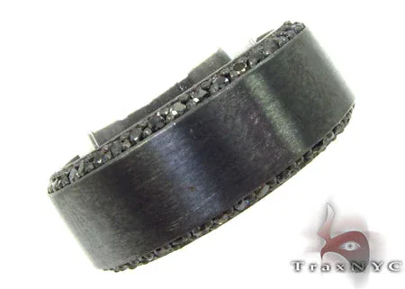 MARYAM - For Him SILVER Prong Black Diamond Silver Ring 31700 in 5 – Ring