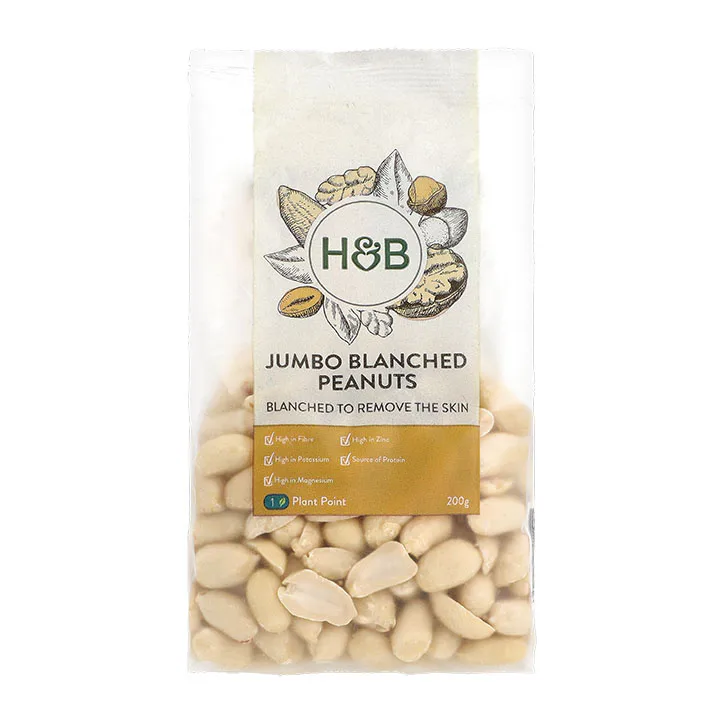For Him Jumbo Blanched Peanuts 200g